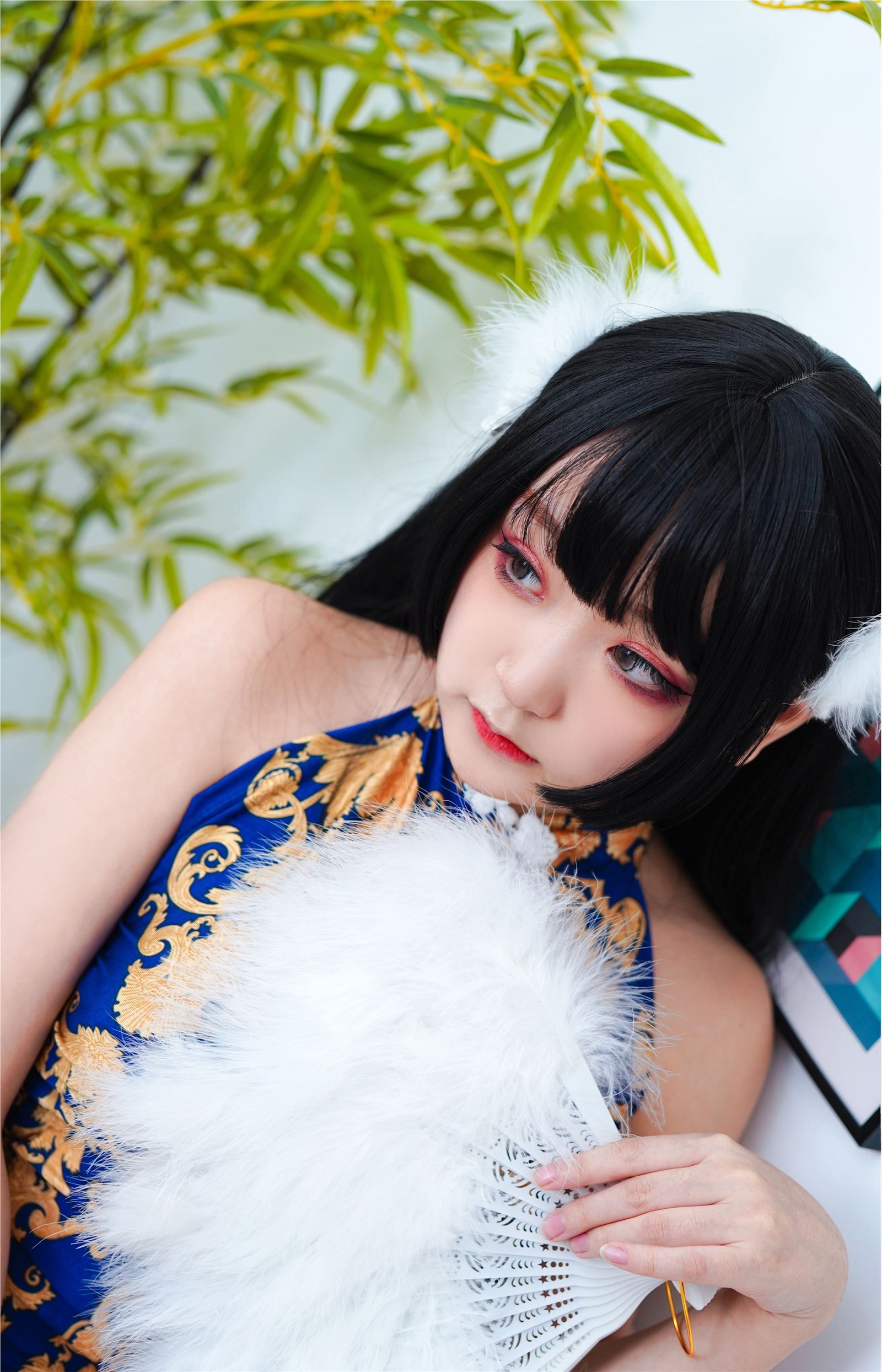 Naoyuki Enda NO.020 blue cheongsam(46)